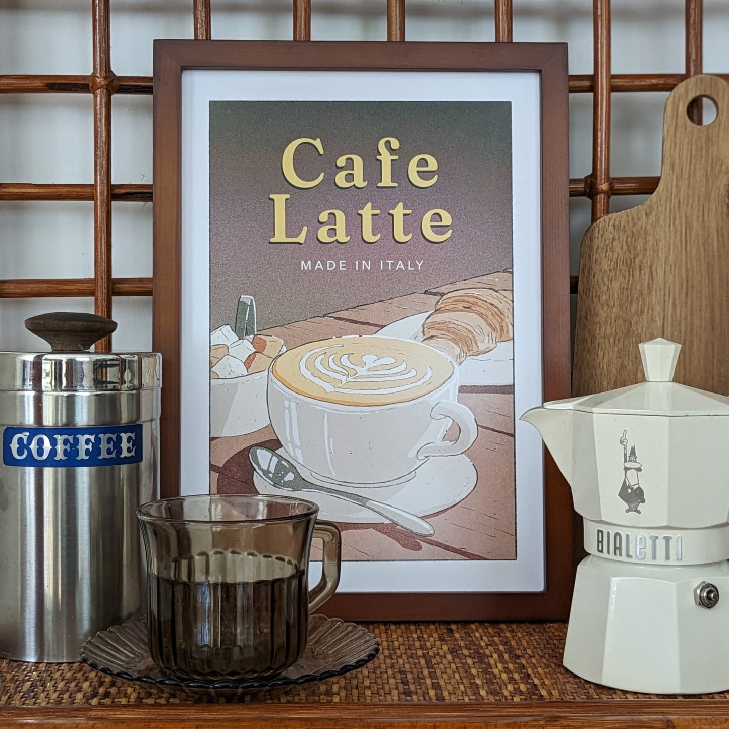 Cafe Latte Art Print