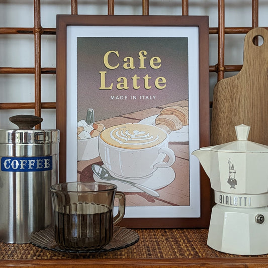 Cafe Latte Art Print