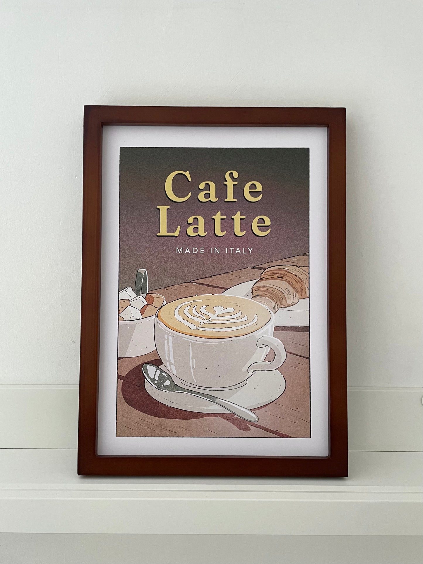 Cafe Latte Art Print