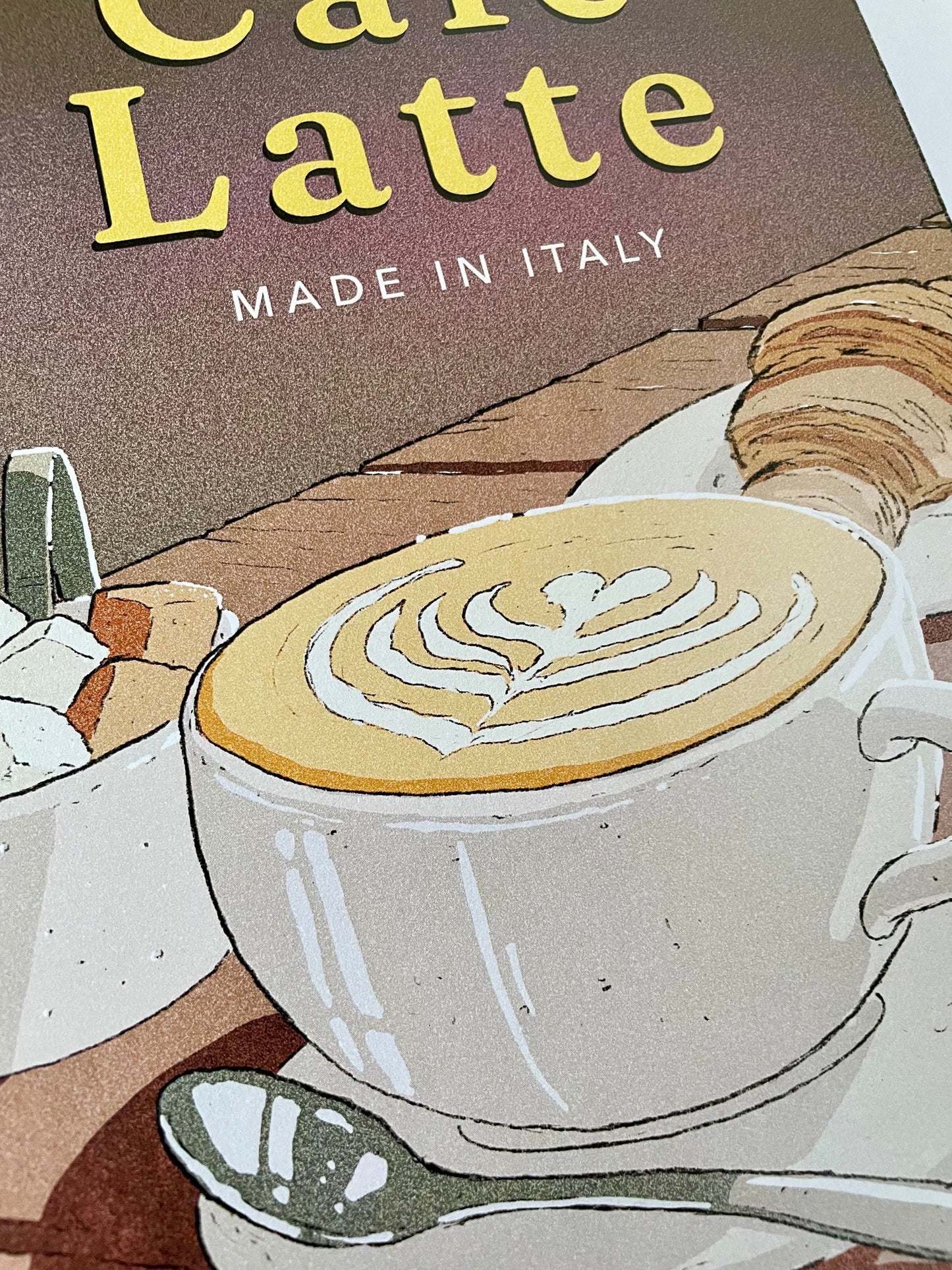 Cafe Latte Art Print